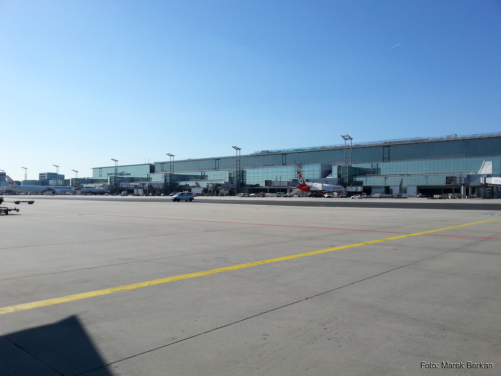 Terminal na lotnisku we Frankfurcie